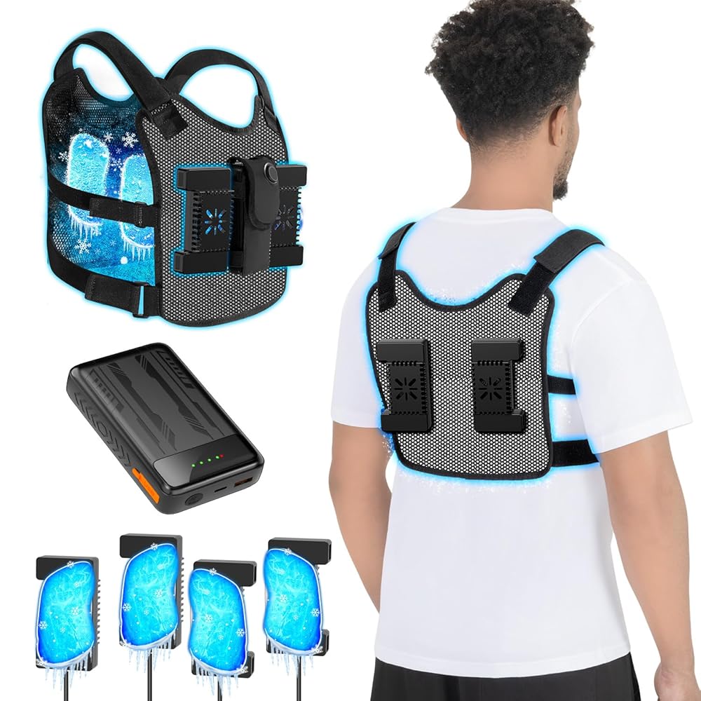 Amazon | [KLIFE] ペルチェ ベスト【2025業界独創&4つ冷却